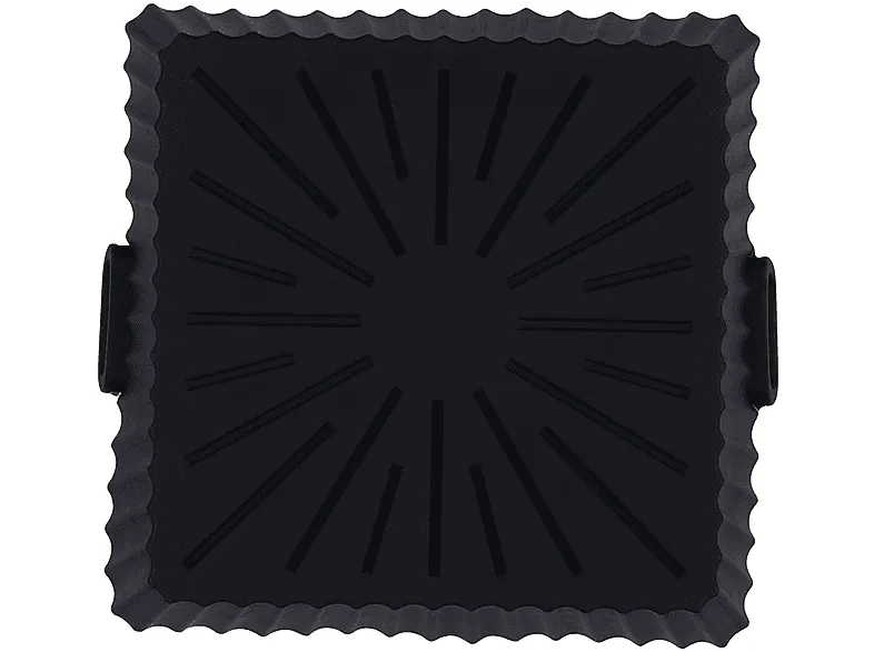 Accesorio freidora - NK HO330023, Base de Silicona, Kit 2 Piezas, 20 cm, Apto Lavavajillas, Apto Microondas, Hasta 220º, Negro