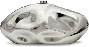 Acrylic Clutch Purse for Women Evening Bag, Irregular Shell Acrylic Purse Box Clutch with Chain for Party Wedding Prom
