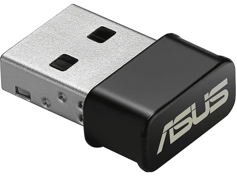 Adaptador de red inalámbrico - ASUS USB-AC53 Nano AC1200, Dual Band, MU-MIMO