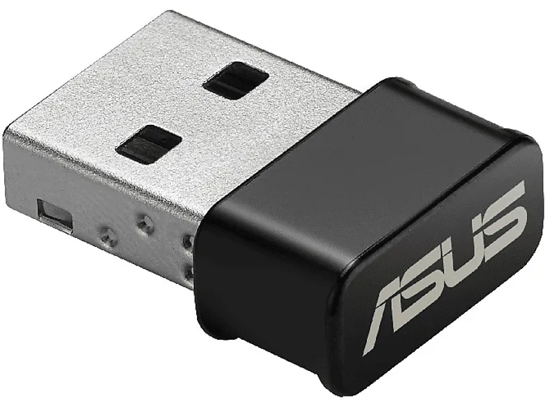 Adaptador de red inalámbrico - ASUS USB-AC53 Nano AC1200, Dual Band, MU-MIMO