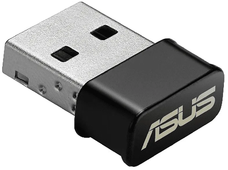 Adaptador de red inalámbrico - ASUS USB-AC53 Nano AC1200, Dual Band, MU-MIMO