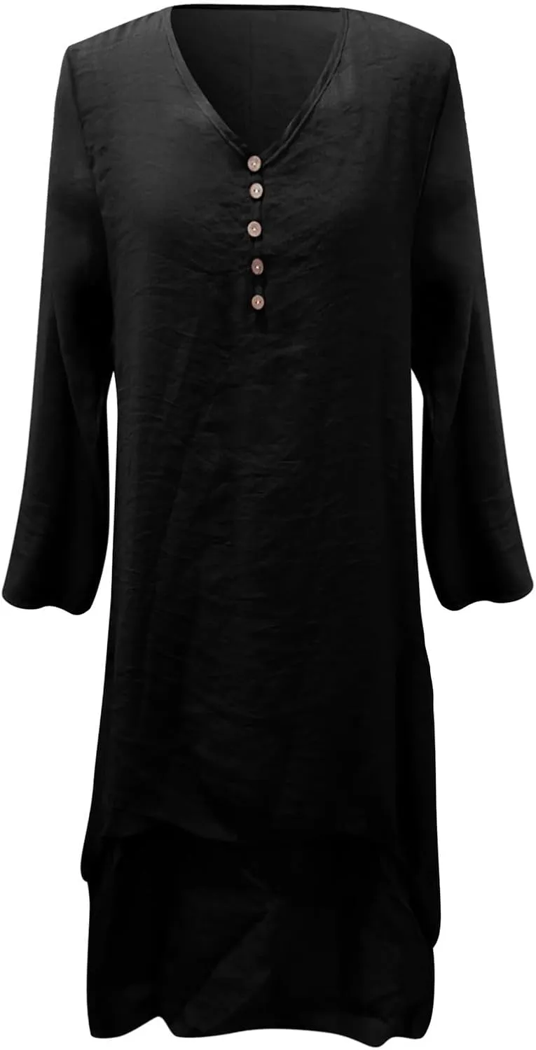 aihihe Maxi Dresses for Women 2024 Boho Dresses for Women 2024 Grandma of The Bride Dresses Black Holiday Dress Plus Size