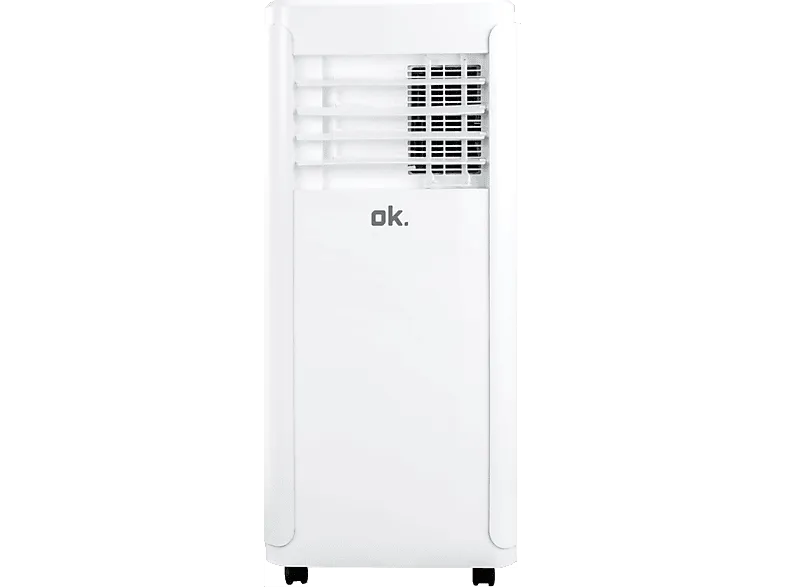 Aire acondicionado portátil - OK OAC 12024 W ES, 3010 fg/h, 2 velocidades, 20 m², 65 dB(A), LCD Display, Deshumidificador, Blanco