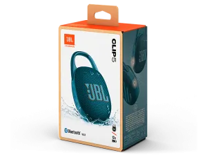 Altavoz inalámbrico - JBL Clip 5, 7 W, Bluetooth, 12 h Autonomía, Resistente al Agua, Wireless, Blue