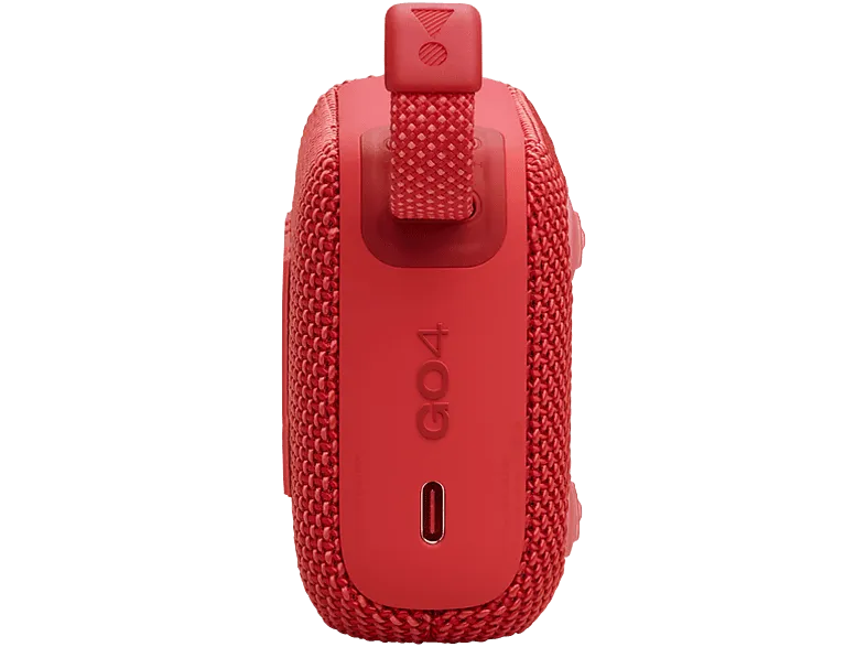 Altavoz inalámbrico - JBL Go 4, 4.2 W, Bluetooth, 7 h autonomía, Resistente al polvo y agua, Rojo