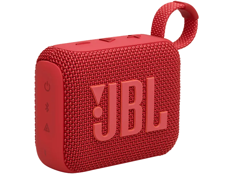 Altavoz inalámbrico - JBL Go 4, 4.2 W, Bluetooth, 7 h autonomía, Resistente al polvo y agua, Rojo