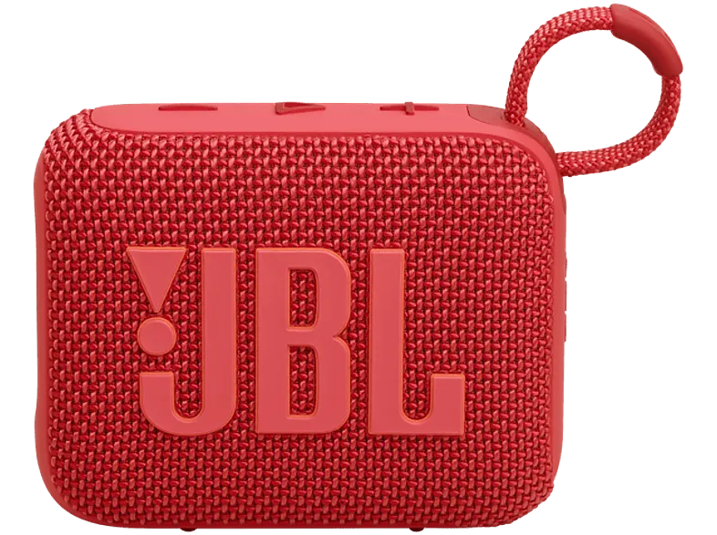 Altavoz inalámbrico - JBL Go 4, 4.2 W, Bluetooth, 7 h autonomía, Resistente al polvo y agua, Rojo
