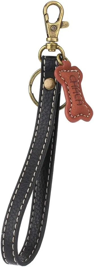 CHALA RFID Cute-C Credit Card Holder Wallet Wristlet - Women Faux Leather Cute-C with Strap