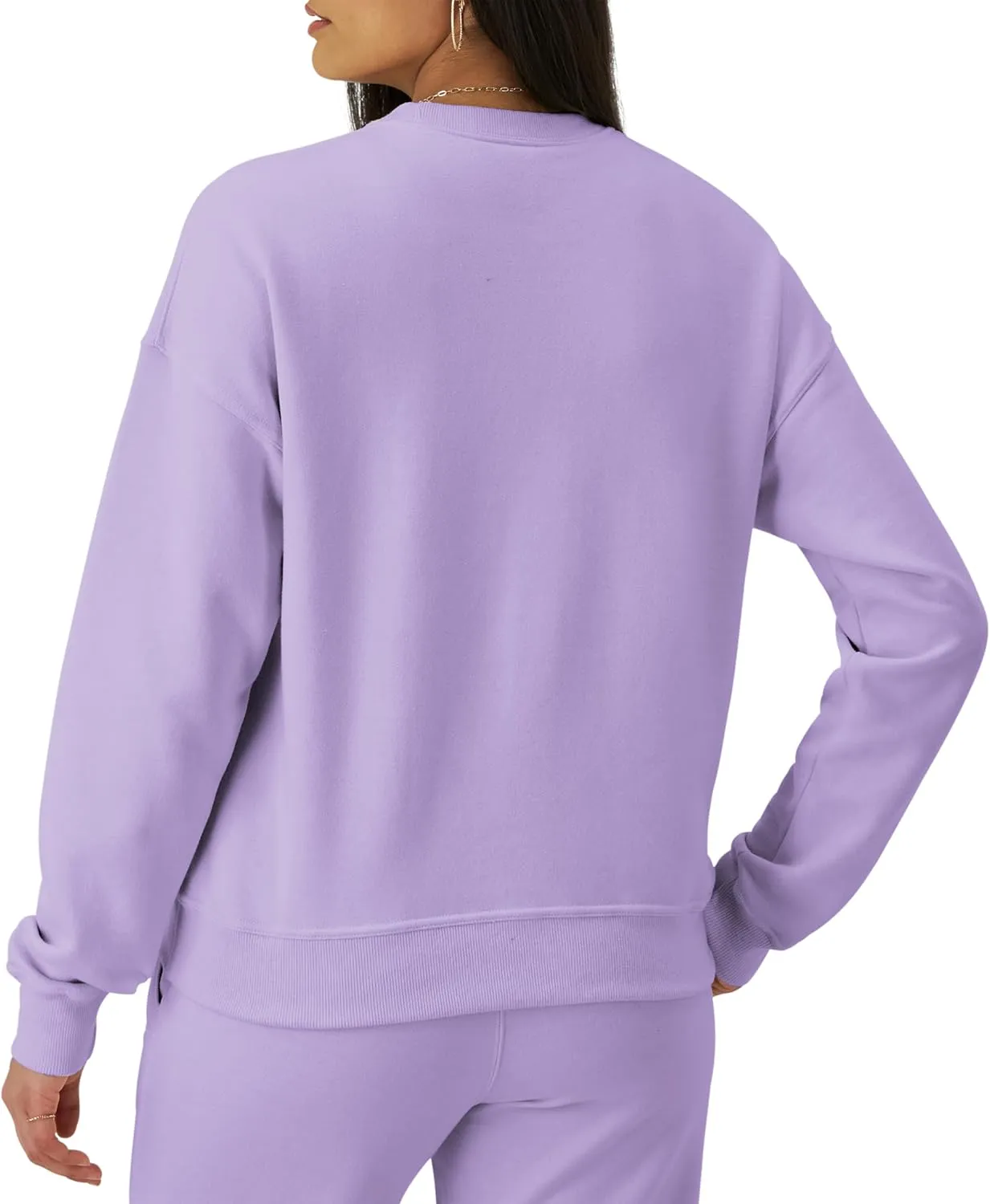 Champion Women's Sweatshirt, Powerblend, Crewneck for Women, Script (Plus Size Available)