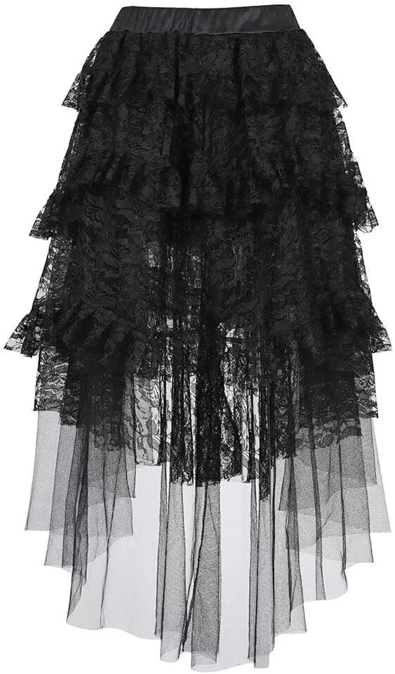 Corsets for Women Overbust Lingerie Satin Floral Lace up Trim Bustier Plus Size Top