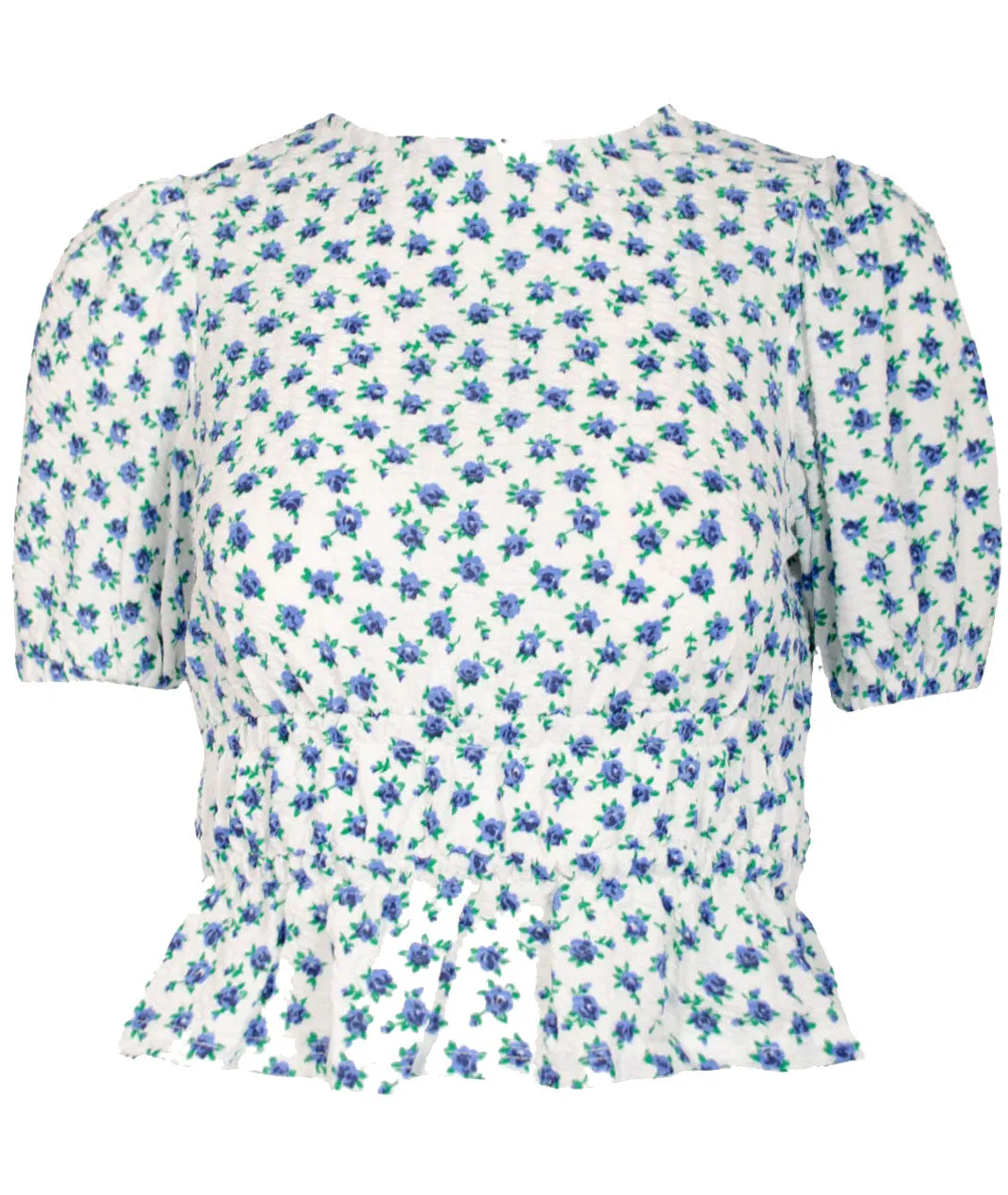 Floral Peplum Top