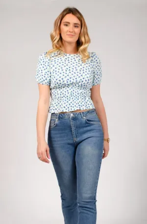 Floral Peplum Top