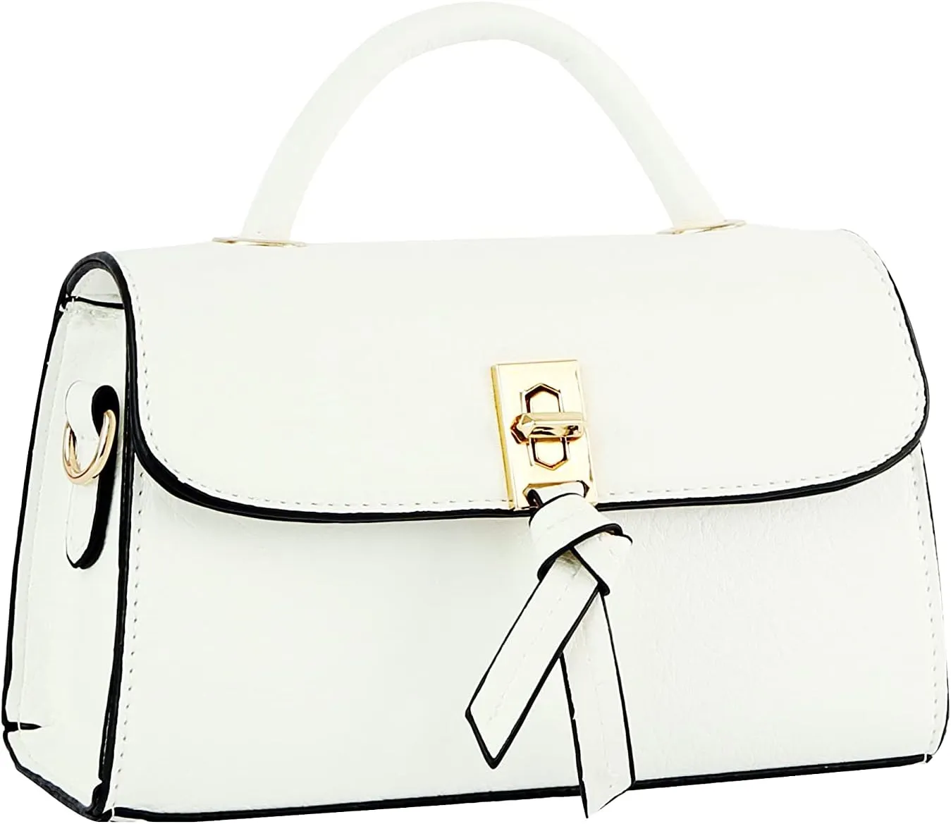 HANDBAG EXPRESS Satchel Bags Handbags Purse for Women Crossbody Vegan Leather