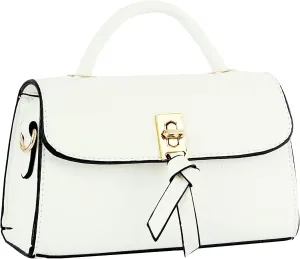 HANDBAG EXPRESS Satchel Bags Handbags Purse for Women Crossbody Vegan Leather