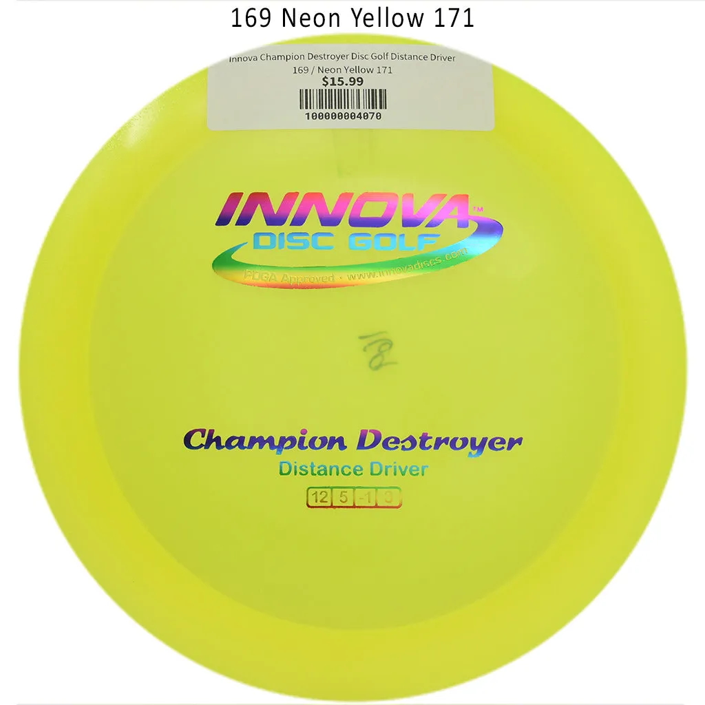 Innova Champion Destroyer Disc Golf Distance Driver