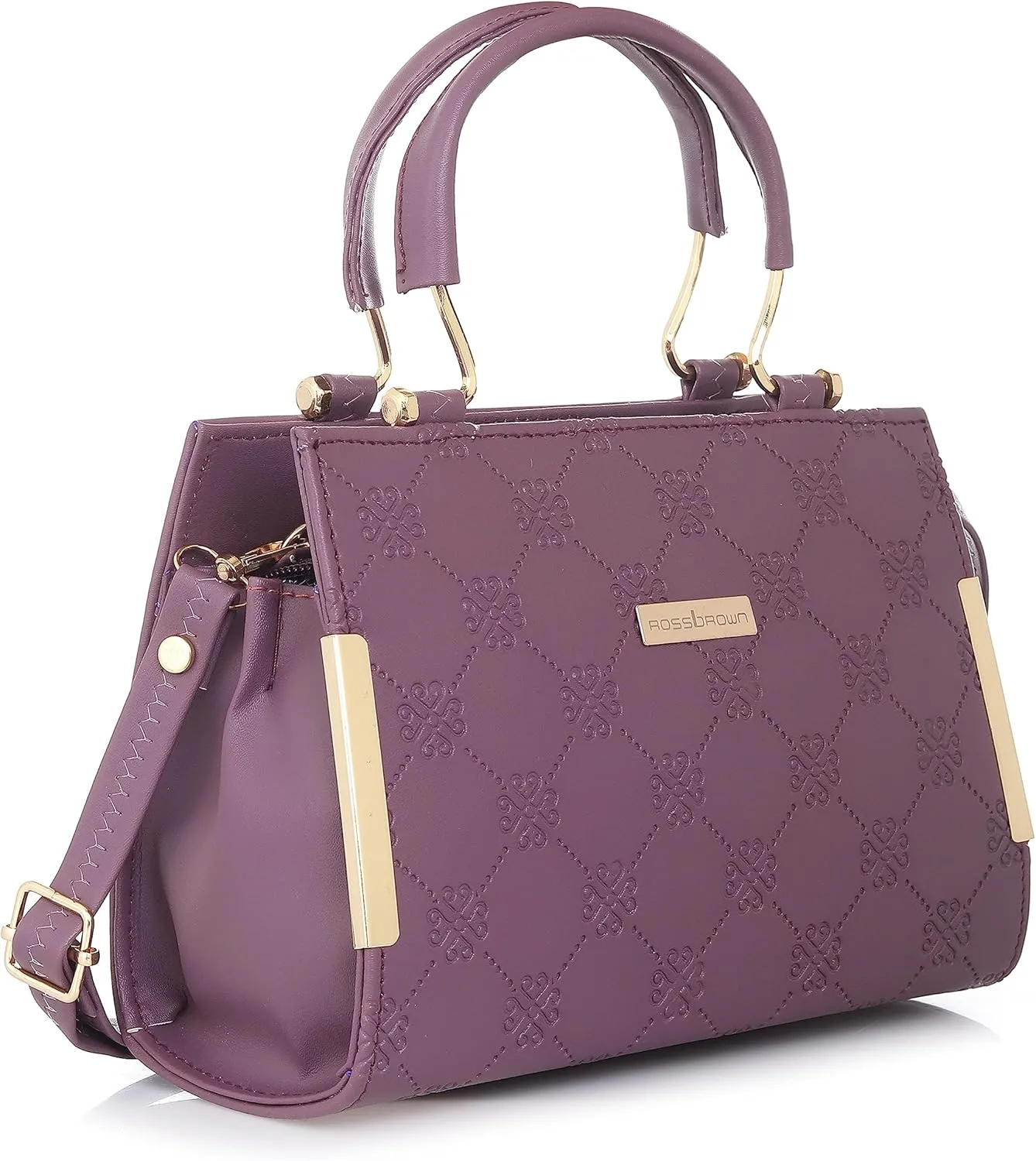 ROSS BROWN Synthetic Leather Women Satchel Bag | Ladies Purse Handbag | Women bags -Mini