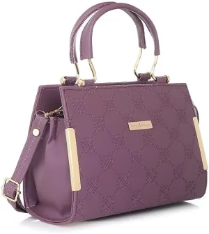 ROSS .BROWN's Synthetic Leather Women's Satchel Bag | Ladies Purse Handbag | Women bags -Mini, Pink