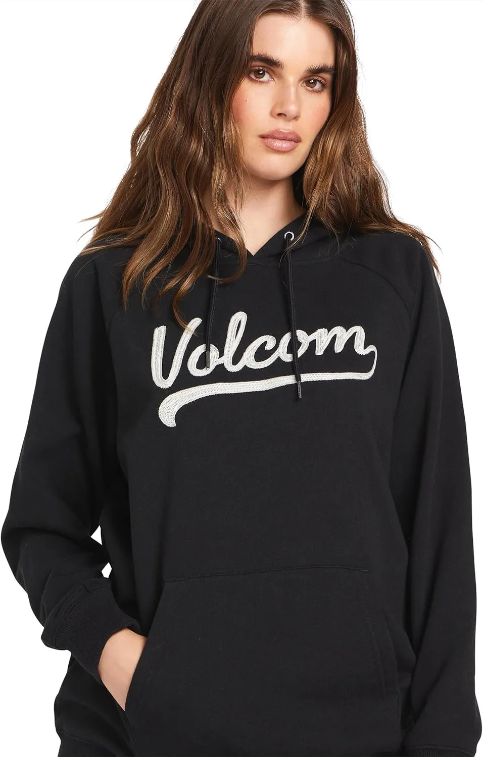 Volcom Women's Truly Stoked Ovesized Bf Hooded Fleece Sweatshirt