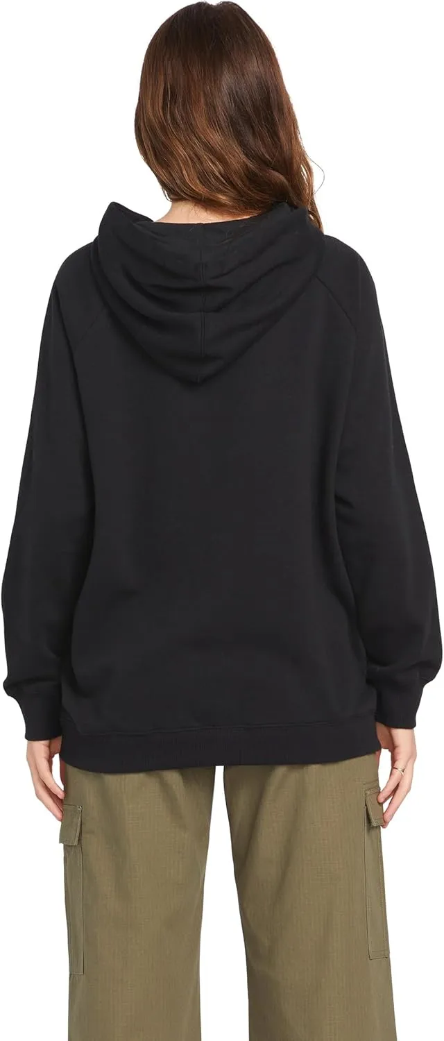 Volcom Women's Truly Stoked Ovesized Bf Hooded Fleece Sweatshirt